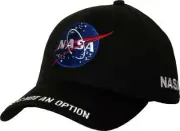 NASA Logo Black Baseball Cap