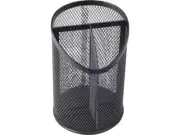 Lorell Pencil Cup Divided 4"Wx6"H Black 84140