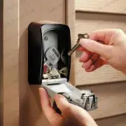 Wall Mount Key Storage Secret Box Organizer 4Digit Combination Password Box Safe