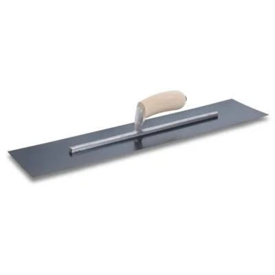 MARSHALLTOWN Concrete Trowels 24"X5" Blue Steel Finishing Curved Wood Handle