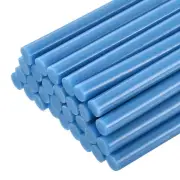 30pcs Mini Hot Glue Gun Sticks 8" x 0.27" for Glue Gun, Sky Blue
