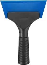 HARFINGTON Squeegee 5 Inch Long Auto Water Blade Shower Squeegee with Non-Slip Handle for Car Windshield Window Cleaner Glass, Blue