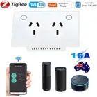 Smart Socket For Google Alexa WIFI Zigbee Touch LED Power Point GPO Outlet AU