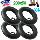 4 Inner Tube 200x50 Tyre For Razor Electric Scooter Kart Buggy Hand Trolley Bike