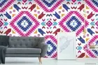 3D Geometric Seamless Wallpaper Wall Mural Removable Self-adhesive 231
