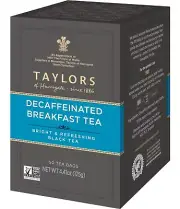 Taylors of Harrogate Decaffeinated Breakfast, 50 Teabags