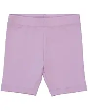 Toddler Girls Plain Rib Bike Short