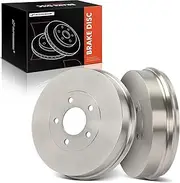 A-Premium Brake Drum Replacement for Ford Escape 2007-2012 Mazda Tribute Mercury Mariner Rears, 297mm Rear Rotor