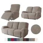 1/2/3 Seater Recliner Sofa Cover Separated Jacquard Recliner Elastic Chair Cover
