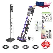Creative Storage Solution: Dyson Vacuum Stand for All V-Series Models with Hooks
