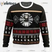Chibi Christmas Muzan Kibutsuji Demon Slayer Ugly Christmas Sweater WWRKN22L