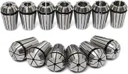Rotary tool accessories Collet, 1 Pcs ER25 1-16MM 1/4 6.35 1/8 3.175 1/2 12.7 Spring Collet High Precision Collet Set for Engraving Machine Lathe Mill Tool(6MM)