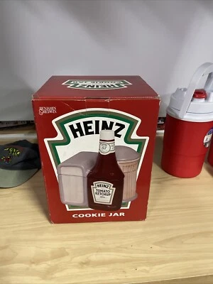 Heinz Ketchup Cookie Jar with Box 2002 Benjamin & Medwin