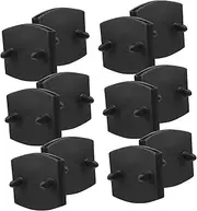 BUGUUYO 20pcs Bed Slat Holders Center Caps for Murphy Bed Frame Plastic Slat Connectors for Furniture Repair