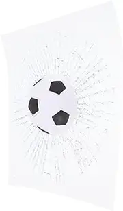 VICASKY 3D Car Sticker Soccer Window Decal Prank Sticker Waterproof Easy Application Unique Design