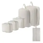 6 Piece Packing Cubes for Travel Lightweight Suitcase Organizer Bags Set
