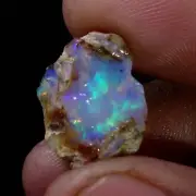 09.20 Ct Natural AAA+ Ethiopian "Play-Of-Color" Ultra Fire Opal Rough Gemstone