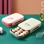 NEW Egg Organizer Box Food Container Refrigerator Convenient Eggs Storage Box