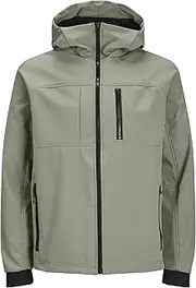 [JACK & JONES] Men's Jcoprime Embroidery Softshell Jacket