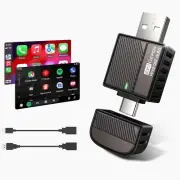 ByteWave Wireless CarPlay Android Auto Adapter 2-in-1 Converts Wired to Wireless