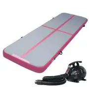 GoFun 3X1M Inflatable Air Track Mat with Pump Pink