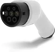 XTevu A AC EV Charging Adapter Kit Type2 Plug IP54 Protection CE TUV IEC Certification for Energy Vehicle EV Charging Connector Electric Vehicle Charging (White)