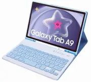 Slim Candy Colors Keyboard Case Compatible with Samsung Galaxy Tab A9 8.7 Inc...