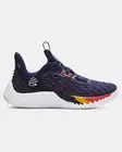 Under Armour Stephen Curry 9 Flow We Believe Warriors Navy Blue Orange Black 406