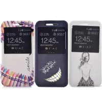 在飛比找momo購物網優惠-Samsung S7 時尚彩繪手機皮套 側掀支架式皮套(仙境