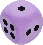 PHENOFICE Jumbo Colored Foam Dice Large Soft Foam Dice for Board Games Family Activities Group Fun Lightweight Portable Prop for Learning Numbers Colors