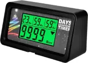 Jayron Backlight Digital 9,999 Days Countdown Timer Big LCD Display Count down