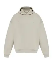Fear Of God Logo Embossed Hoodie S,XL,XS,L,M White