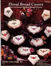 Floral Bread Covers for Sal-Em, cross stitch - Leaflet 52