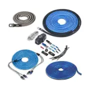 NVX True 4 Gauge AWG 100% OFC Complete Amplifier Wiring Kit with 2-Channel RC...