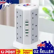 PD18W Multi Plug Socket Power Strip 13A 3250W Plug Extension Socket with Switch