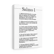 Salmo 1 Impresion De Arte Crist en Blanco Psalm 1 Spanish Ready to Hang Bible C