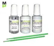 Touch-Up Set Suitable for Skoda, S9R/2Y2Y Moonweiß Met Clear Varnish+Base