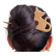 Mikael Gold Pearl Kanzashi Hairpin Women's Elegant Japanese Hair Accessory