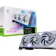 MSI GeForce RTX 5080 16GB GAMING TRIO WHITE GDDR7 Gaming Graphics card