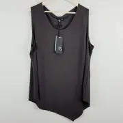 [ TS TAKING SHAPE ] Womens Hold On Tank Top in Grey NEW + TAGS | Size L or AU 20