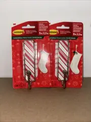 2 3m Command Strip Hangers, Ornament Hooks for Christmas Decorations