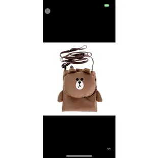 現貨💕正版熊大兔兔莎莉手機套（含背帶） 可愛 韓國 line friends 小包包 多用途 *兔兔款下單可當天寄出哦