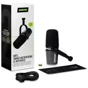 Shure MV7i Dynamic USB Podcast Record Microphone+Built-In Audio Interface Genuin