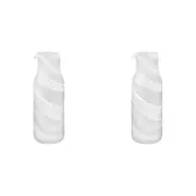 2x Tempa Skylar 830ml/24cm Frost Glass Carafe Jug Wine Decanter Drink Container