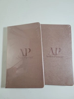 NEW Sealed 90 Day Compact 90X Action Planner By ALoN DaviD Set Of 2 Rose Gold