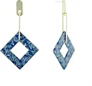 MAYJAI Stylish large earrings round temperament High-quality shell earpiece