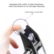 Embossing Label Maker Clear Number Letter ABS Label Making Embosser For Label