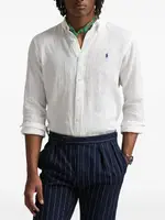 [Polo Ralph Lauren] Polo Ralph Lauren-Camicia In Lino Custom-Fit-Uomo XL