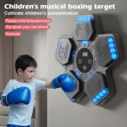 Kids Music Boxing Machine Wall Mounted Smart Music Boxing Target W/Boxing Glove