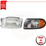 Corner Light & Headlight set 2 pc left for 1993-1995 Nissan Quest GXE, XE (for: Nissan)